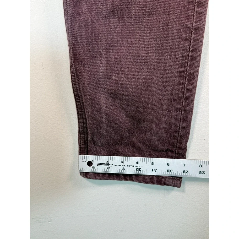 Levis 511 Slim Fit Rare White Oak Cone Denim Jeans Mens 34x29 Faded Purple Indie